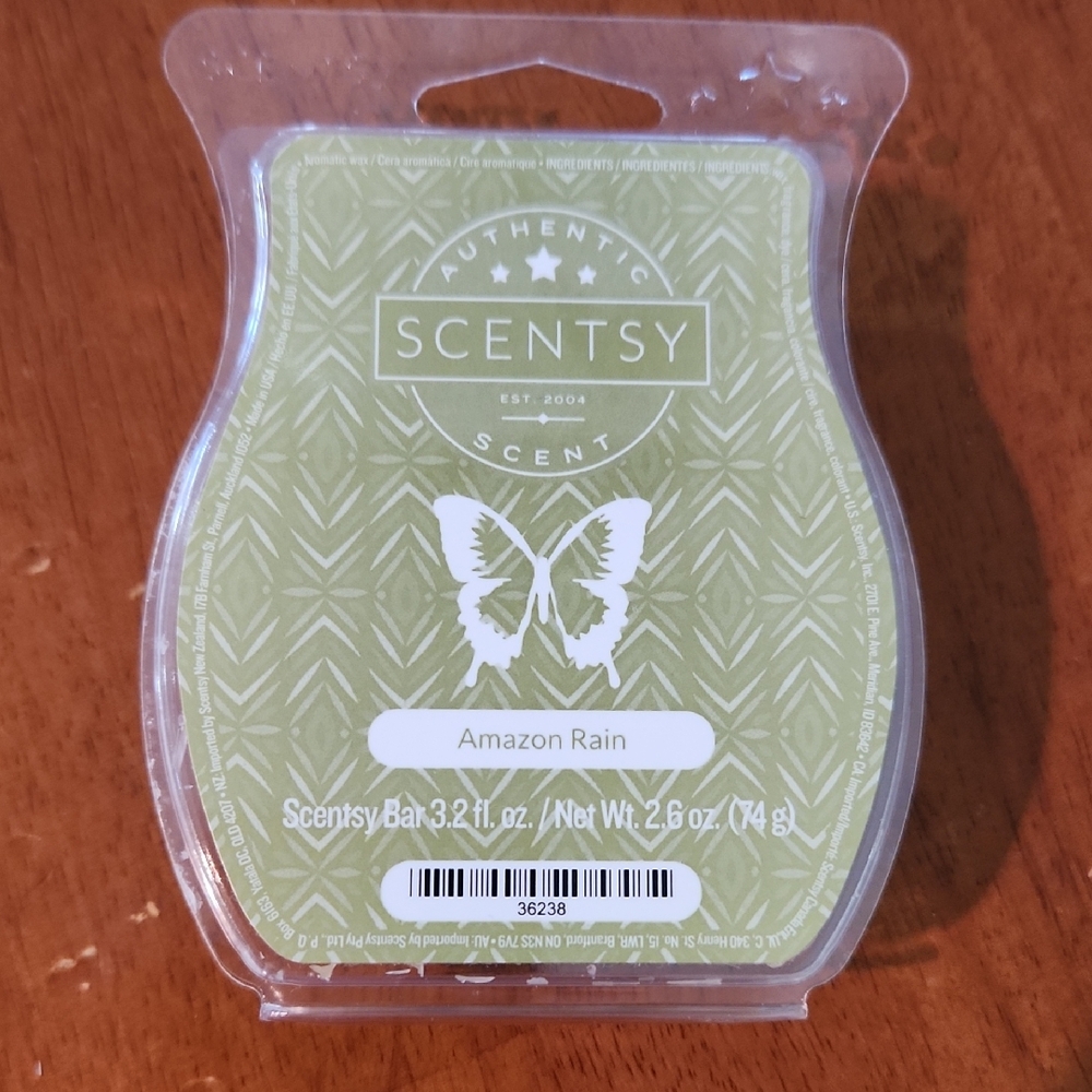 Scentsy Amazon Rain Scent Bar - Light Green